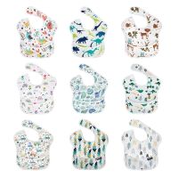 【DT】hot！ 1PCS Baby Bibs Polyester Washable With Food Catcher Tools Infant Toddler Feeding Saliva