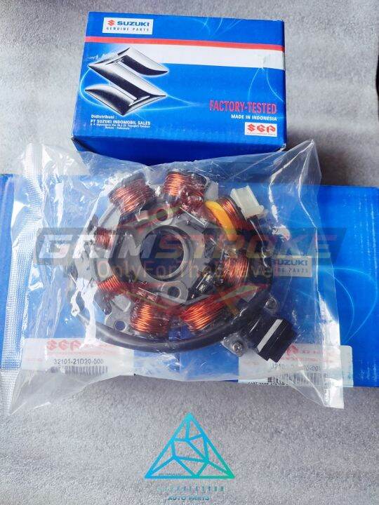 Spul Spull Spool Stator Assy Suzuki Satria Tak Lumba Ru Satria Kotak Original Sgp Asli