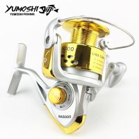 Yumoshi wheels fish spinning reel 5.5:1 12BB 1000-7000 series pesca carretilha peche Spinning wheel type Sea Rock lure fishing