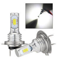 100WPair 6500K White LED Bulb Motorcycle H7 Headlight Lamp