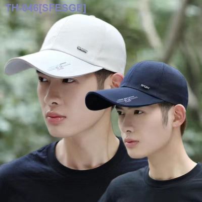 ❐☼ New spring and summer mens baseball cap Korean style outdoor sports fishing sun protection peaked cap breathable visor sun hat