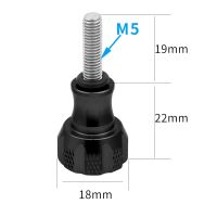 กล้องวิดีโอแอ็คชั่นสำหรับ Eken Max สกรูอุปกรณ์เสริม M5ความยาว/สั้น BGNing 7อะลูมินัมอัลลอย H9 XiaoYi 4K + 4K ขาตั้งกล้อง