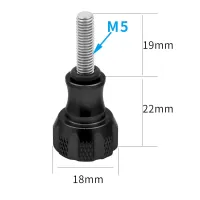 น็อตสกรูตัวแปลงเลนส์สั้นยาว CNC สำหรับ Hero 9 Max 8 7 6 5 4เซสชั่นชุดกล้องถ่ายภาพ