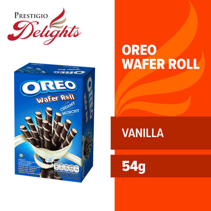 Oreo Wafer Roll Cookies 54g Lazada