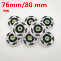 Free shipping roller skate wheel sliding wheel 76 mm 80 MM 90a 8 pieces lot