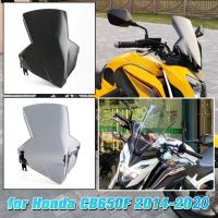 มอเตอร์ไซค์สำหรับ HONDA CB650F CB650FA CB 650F CB650 F Deflector หน้าจอกระจกบังลมกระจกบังลม2014 2015 2016 2017 2018 2019 2020 2021