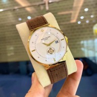 Đồng hồ nam - PATEK PHILIPPE - dây da thời trang thumbnail