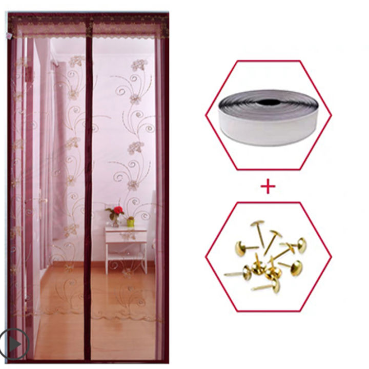 mosquito-net-door-screen-magnetic-tulle-shower-curtain-hands-free-mosquito-net-curtain-for-kitchen-window-organza-door-screens