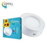 UPPAL โคมดาวไลท์ติดลอย LED 12W หน้ากลม วอร์มไวท์