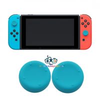 Silicone Soft Gel Thumb Stick Grip Cap Gamepad Joystick Cover For Nintend Switch Controller Joy-Con ThumbStick Caps - Blue ซิลิโคนอนาล็อก [จุกยาง] สีฟ้า