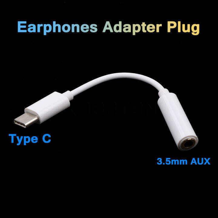 【2023】Type C Headphones To 3.5mm AUX Headset adapter Mini Earphones