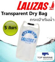 กระเป๋ากันน้ำ ใส ขนาด 5ลิตร Lalizas Transparent Dry Bag - 5 L (10002) lalizas