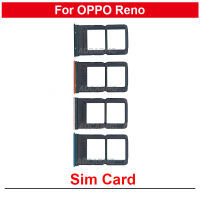 สำหรับสำหรับ OPPO Reno สีฟ้าสีชมพูสีเขียวสีส้มซิมการ์ดถาดใส่ MicroSD เปลี่ยนชิ้นส่วน-WJJEE SHOP