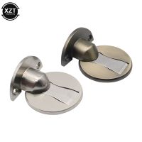 xfcbfPerforation-free Magnetic Door Stops 304 Stainless Steel Door Stopper Hidden Holders Catch Floor Nail-free Furniture Hardware