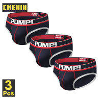 CMENIN PUMP 3Pcs ตาข่ายโพลีเอสเตอร์เซ็กซี่ชุดชั้นในชาย Jockstrap กางเกงมาใหม่ผู้ชายบิกินี่กางเกงกางเกงชาย Letter Mens Quick Dry H389