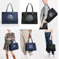 2023 new tory burchˉ luxury waterproof nylon cloth leather handbag large capacity single shoulder tote bag shopping bag