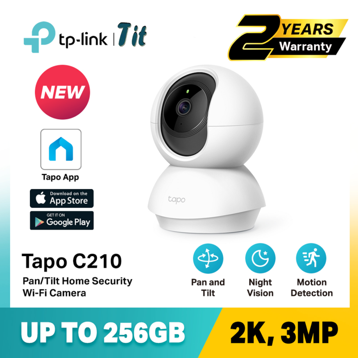 TP-Link Tapo C210 Wireless Indoor 360° Security Camera 3MP Full HD