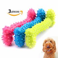 3pcs Pet Toy Dog Chew Bones Molar Teeth Clean Teeth Bite Bones Resistant Rubber Pig Bone Big Small And Medium Sized Dog Toys