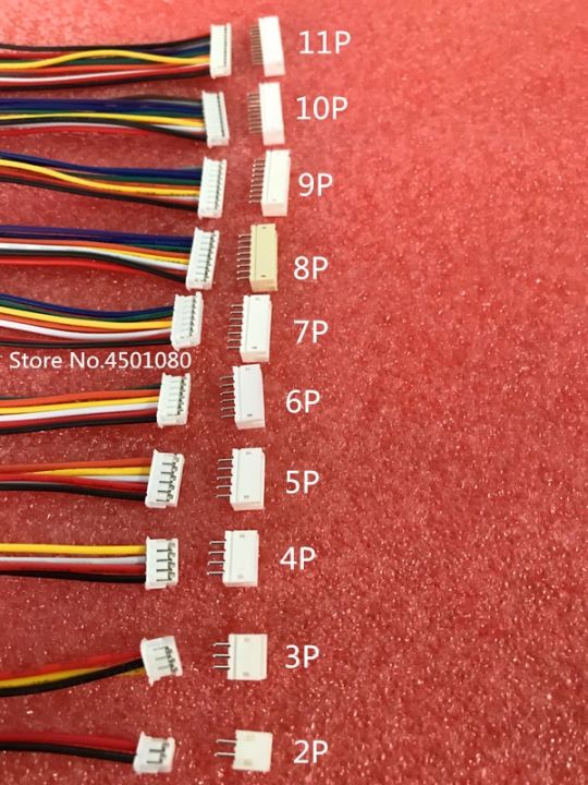 10 Sets Mini Micro Zh 15 2345678910 Pin Jst Connector With 100mm Length Wires Cables 