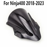 ► พอดีกับสปอยเลอร์กระจกหน้า2018-2019-2020-2021-2022-2023นินจา400สำหรับ NINJA400อดีต400R กระจกรถยนต์กันลม Deflectore