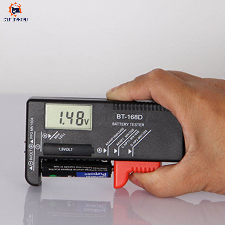 Household Battery Tester Monitor Compact Size Battery Tester Volt