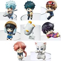 Action Gintama ochatomo Series vol. 1น่ารักมินิรูป Sakata Gintoki toushirou Hijikata Kamui Sadaharu 8ชิ้นเซ็ต4-5ซม. ตุ๊กตาของเล่น