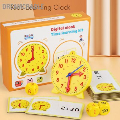 Dreamcradle นาฬิกาลูกเต๋า 3 ลูกเต๋า 24 ใบ ของเล่นเสริมการเรียนรู้เด็ก