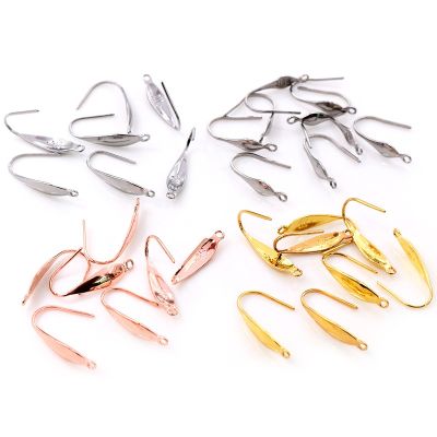 20x10mm 20pcs/Lot 316 Stainless Steel Gold Rose Gold High Quality Earring Hooks Wire Settings Base Settings Whole Sale