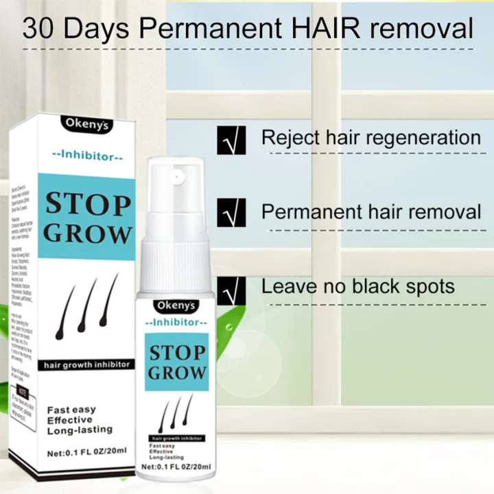 Hair Growth Inhibitor Spray Painless Hair Removal Body Beard Armpit Intimate Private Part Legs