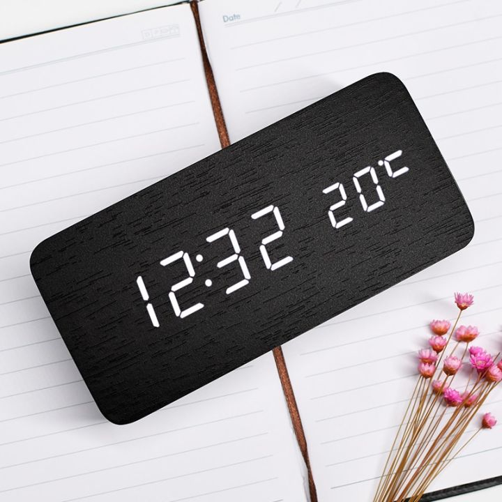 worth-buy-นาฬิกานาฬิกาปลุกดิจิตอลนาฬิกาหัวเตียง-txl-ปิดเสียงนาฬิกานักเรียนไฟ-led-กะทัดรัดทันสมัยสำหรับตกแต่งห้องนอนที่ใช้งานได้จริง