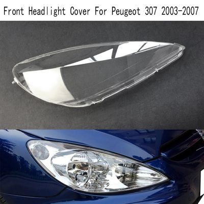 THLT4A Headlight Cover Headlight Shell Car Headlight Cover Right Front for Peugeot 307 2003-2007