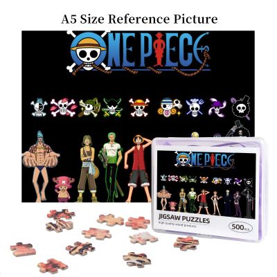 One Piece (2) Wooden Jigsaw Puzzle 500 Pieces Educational Toy Painting Art Decor Decompression toys 500pcs