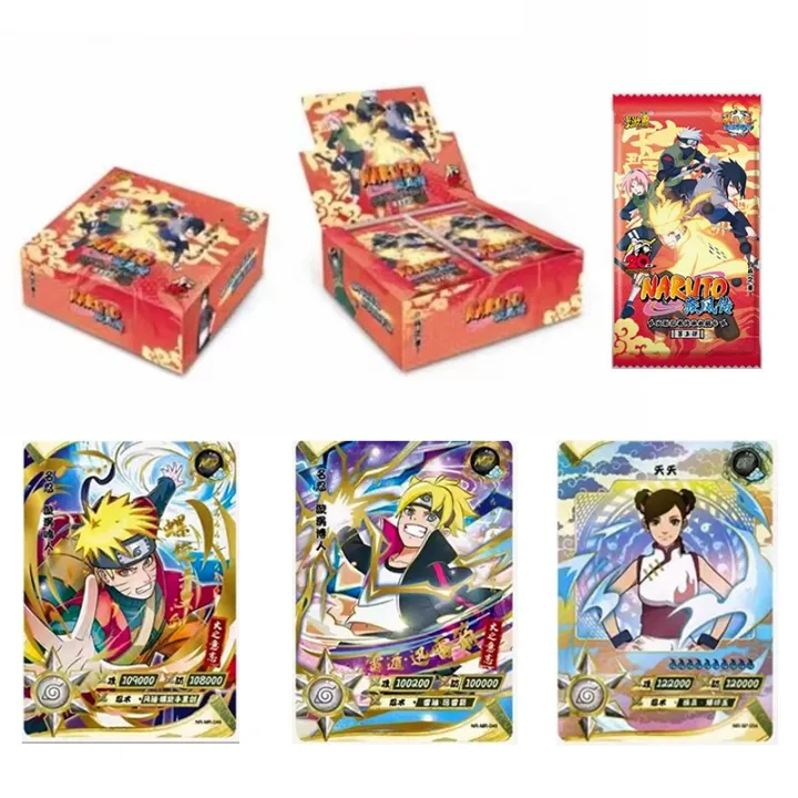Naruto Collection Cards Full Set Booster Box Kayou Uzumaki Uchiha Anime