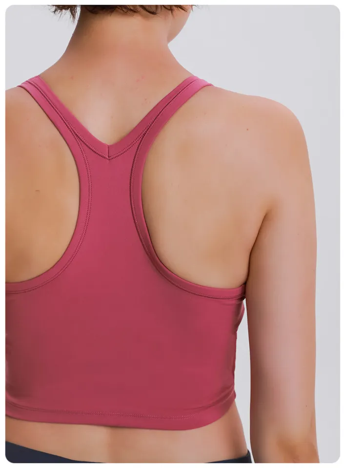 lululemon - Pink sports bra/top on Designer Wardrobe