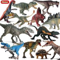 Oenu Jurassic Indominus Rex Velociraptor Tyrannosaurus Action Figures Dinosaur Brinquedo Animal Model Playset Collection Kid Toy ❣✐