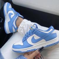 (สินค้าพร้อมส่ง ของแท้ 100%) DUNK LOW “North Carolina Blue”