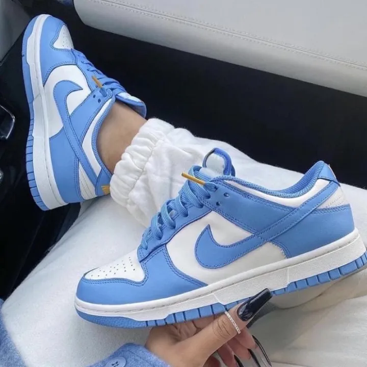 unc blue nike dunks