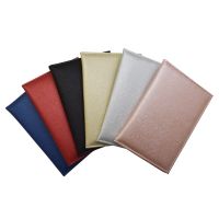 Plain PU Leather Safiano Cross Pattern Bussiness Passport Holder with ID Card holder Universal Passport Covers Card Holders