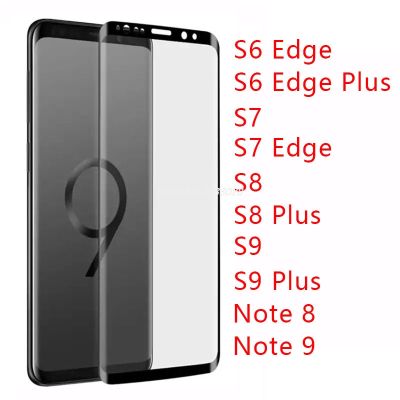 กระจกเทมเปอร์สำหรับซัมซุงโน้ต9,8 S9 S8บวก S7,ฟิล์มป้องกันขอบ S6กระจกนิรภัยบน Galaxy ไม่ใช่8 S 9 S 7 S 7 6