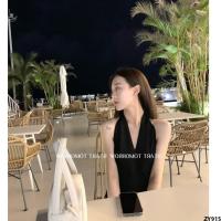 น้องสาว Qi ริมทะเล ] คอเฉพาะกลุ่มกระโปรงผู้หญิงอารมณ์ชายหาดแขวนฤดูร้อนเทพธิดา [ ชุดเดรสสไตล์นางฟ้าสุดๆสำหรับวันหยุด