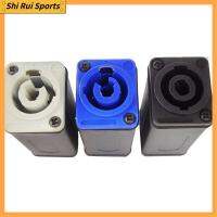 SHIRUI 3พิน LED powercon AC Coupler คุณภาพสูงมาก ชุดติดตั้งแผง Speakon ขั้วต่อไฟ LED หัวขยายแสง ทนทานต่อการใช้งาน ตัวเชื่อมต่อขยาย