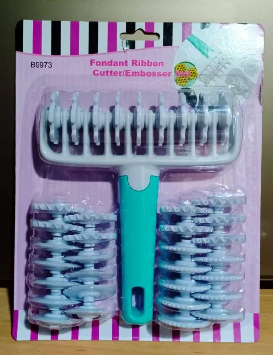 Fondant Ribbon Cutter/Embosser Set Lazada PH