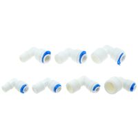 ♧ RO Water Elbow Quick Coupling Fitting 1/4 3/8 OD Hose 1/4 3/8 1/2 BSP Male Reverse Osmosis System Plastic Pipe Connector