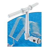 Dual Fountain Pool Cooling Sprinkler System + Adjustable Height Pool Sprayer Fountain For Swimming Pool