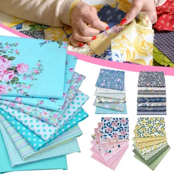 7pcs DIY Cotton Patchwork Quilted Fabric Squares Fabric Bundles Rustic  Quilting Fabric Sewing Fabric Fat Squares for Quilting Squares Floral  Fabric
