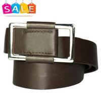 Trusty เข็มขัด เข็มขัดผู้ชาย รุ่น Thin Fashion Casual Working Square Belt Ceinture 0518 ( สีกาแฟ )