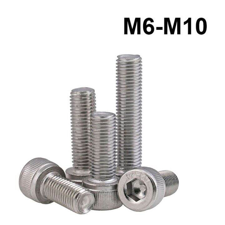 fine-thread-hex-hexagon-socket-head-cap-screws-304-stainless-steel-allen-bolts-m6x0-75-m8x1-m10x1-m10x1-25-nails-screws-fasteners