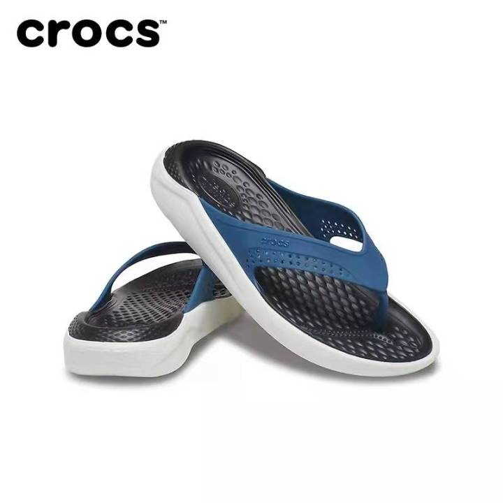 รองเท้าเเตะครอส-crocs-แบบหูหนีบ-นิ่น-เบา-สวย-ราค่าถูก