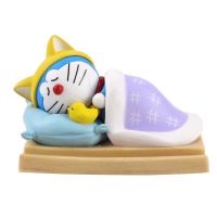 โดเรมอน หลับปุ๋ย Doraemon Mini Cute  Figures Phone Bed Doraemon 6 cm