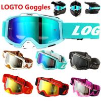 LOGTO Goggles Mens and Women Motorcycle Goggles Off Road Motorcycle Motocross Goggles Bike Cycling Glasses Ski Goggles